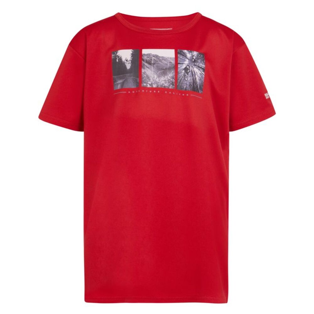 Regatta Childrens/Kids Alvarado VIII Cycling T-Shirt / Danger Red